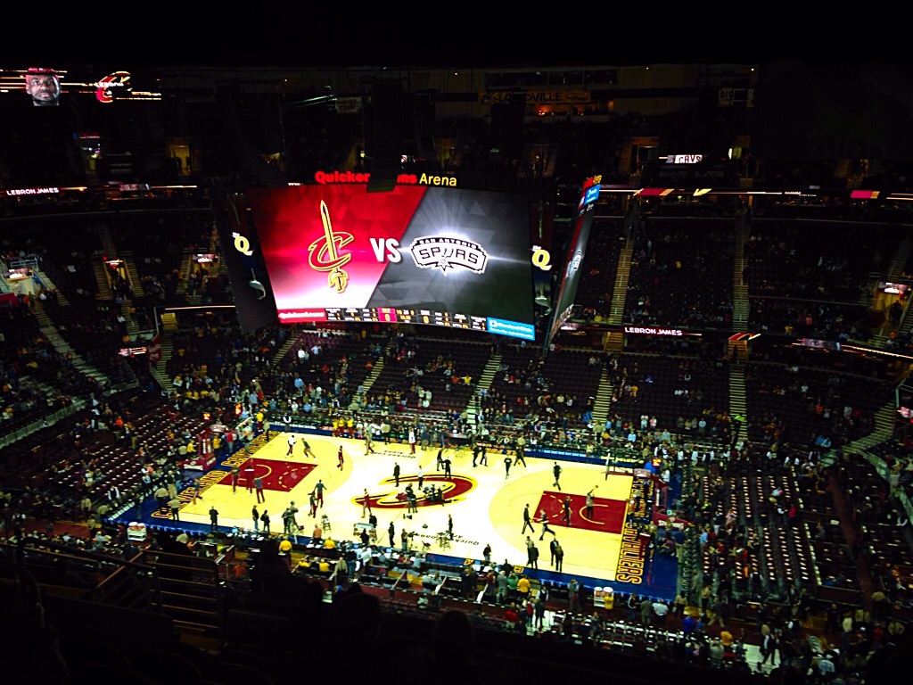 Cavaliers vs Spurs NBA Game: Cleveland, OH