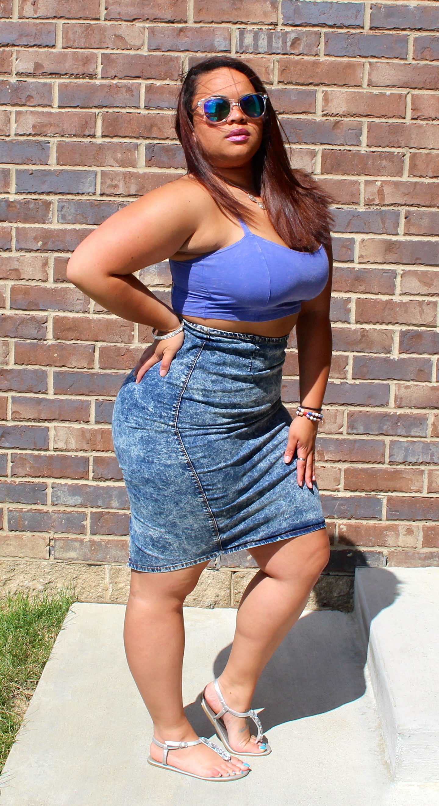 OOTD: Strappy Back and Denim