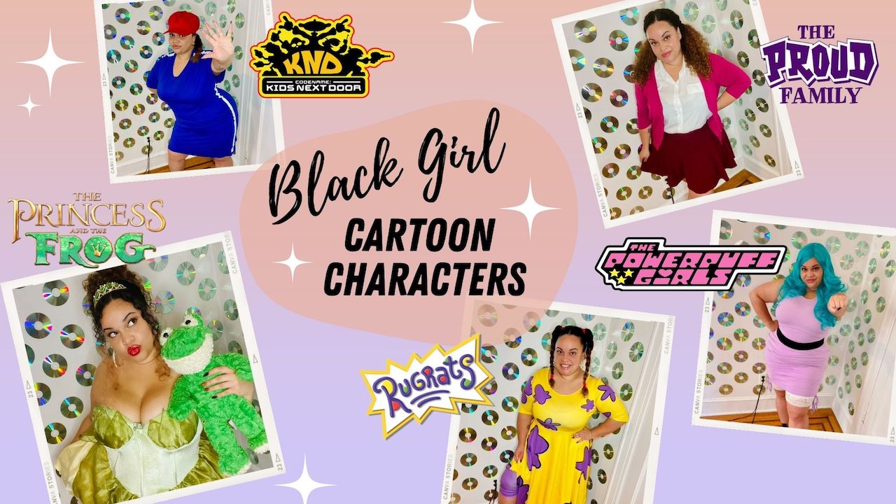 Black Girl Cartoon Character Halloween Costumes - Kayla's Chaos
