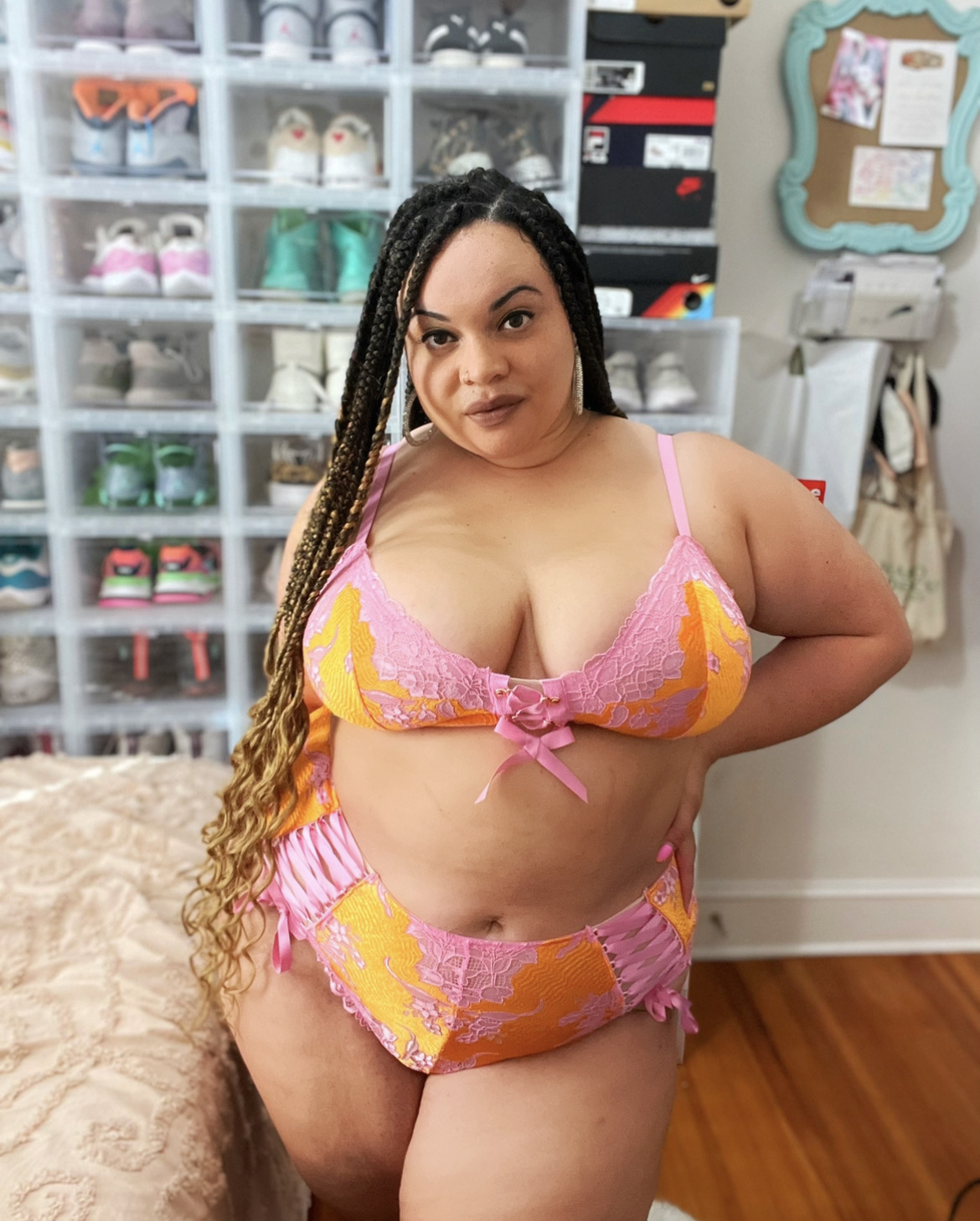the RANGEEEE!  Trying on 40 SAVAGE X FENTY Plus Size (Curve) Lingerie  Items! 
